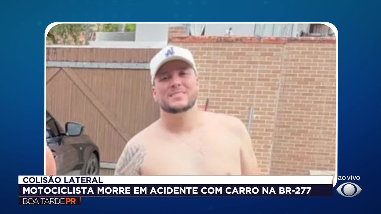 Identificado motociclista morto em acidente na BR-277 em Curitiba