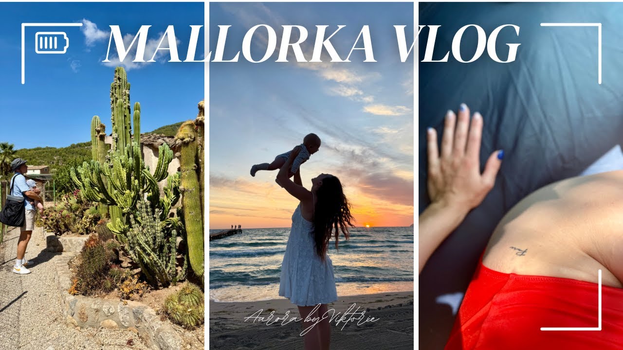 MINI VLOG Z MALORKY 🇪🇸 I první dovolená ve třech I Aurora by Viktorie