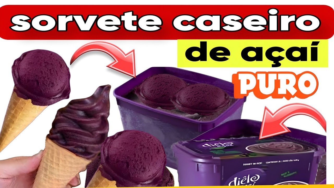 COMO FAZER R$ 7000,00 POR MÊS.COM SORVETE CASEIRO DE AÇAÍ PURO SEM QUÍMICA 