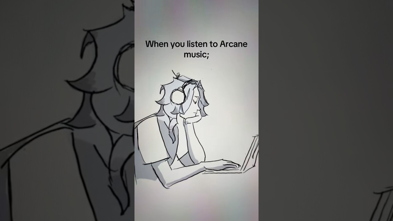 Arcane music just hits different #arcane #music #animation #digitalart #relateable #foryoupage #fyp
