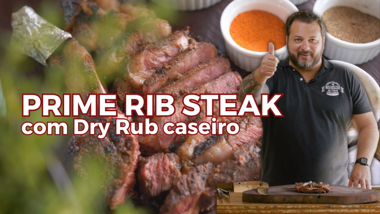 PRIME RIB STEAK com Dry Rub caseiro