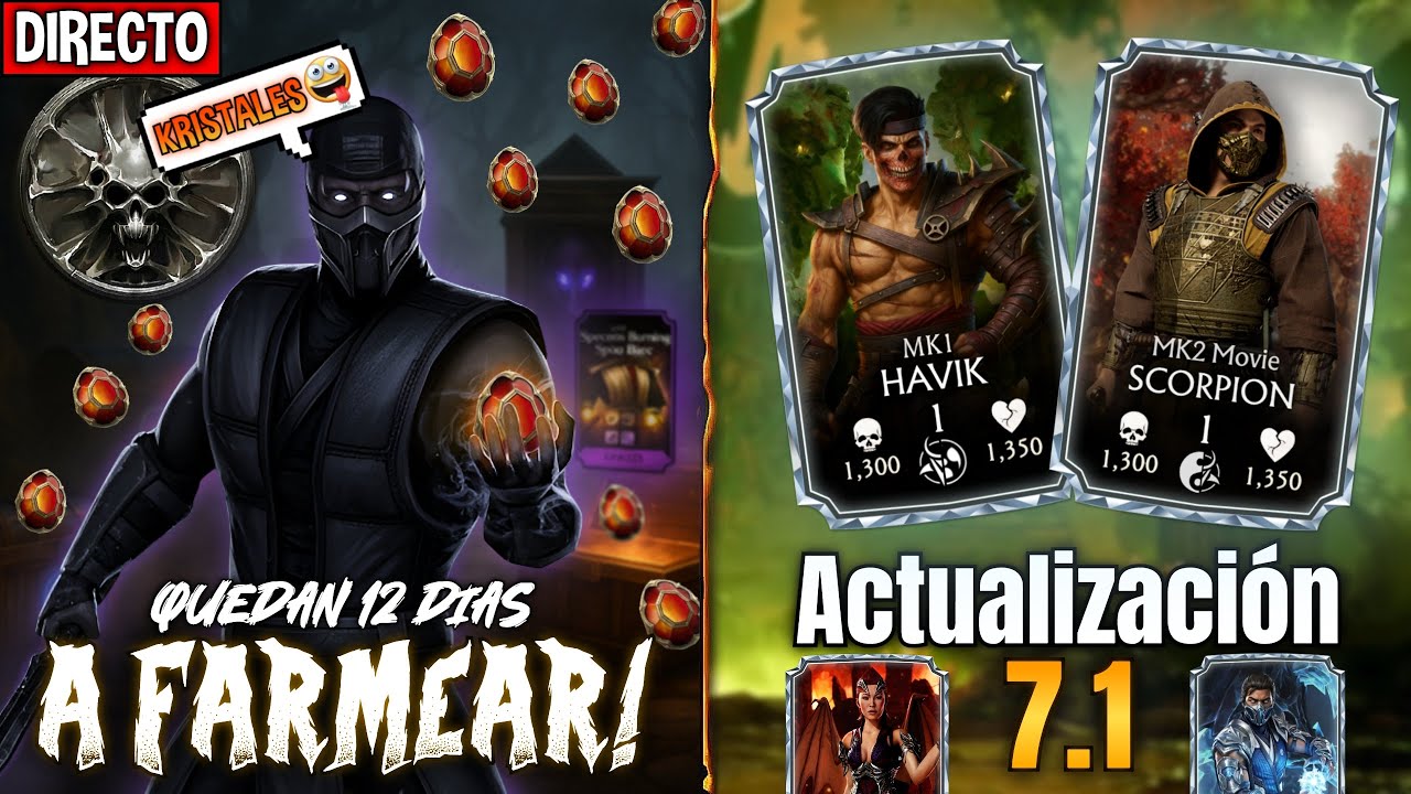 LA 7.1 SE ACERCA... 🗿 Farmeando KRISTALES en la KRIPTA 🤑 | MK Mobile