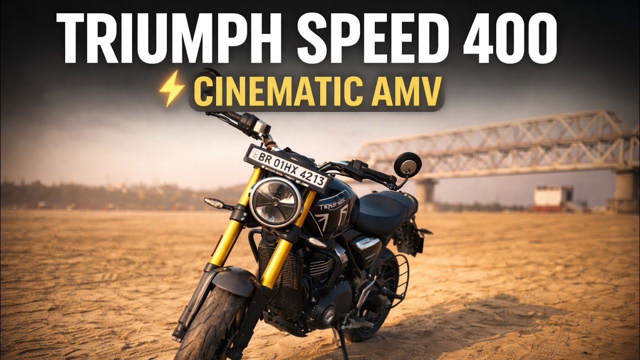 TRIUMPH SPEED 400 ⚡ КИНЕМАТОГРАФИЧЕСКИЙ AMV | ЛУЧШИЙ РОДСТЕР С КУБИЧЕСКИМ КОЛЕСОМ 400 КУБ. СМ