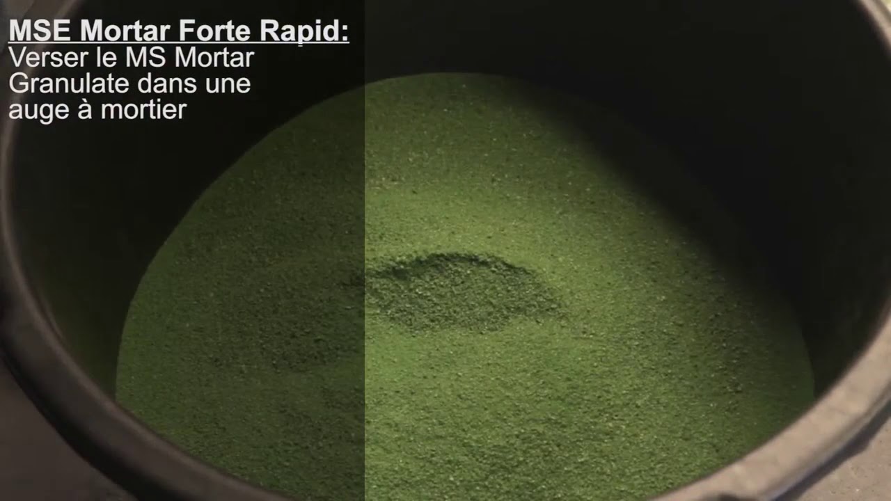 MSE Systeme Mortar Forte rapide