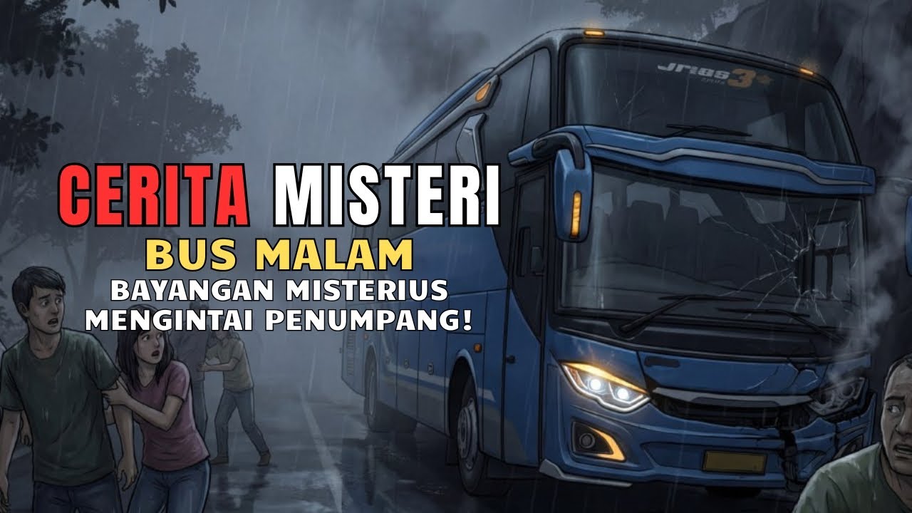 MISTERI - BUS MALAM JALUR PUNCAK- CERITA MISTERI