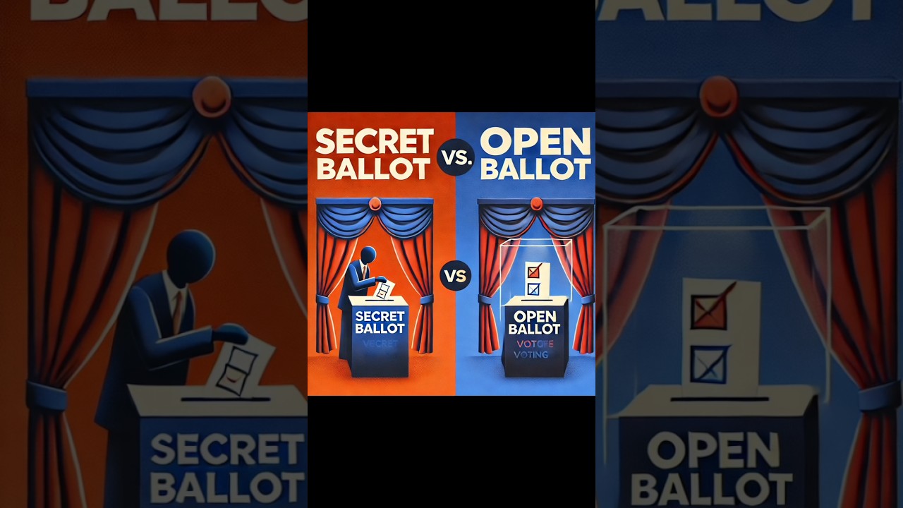 Secret Ballot Vs Open Ballot #thinksocio
