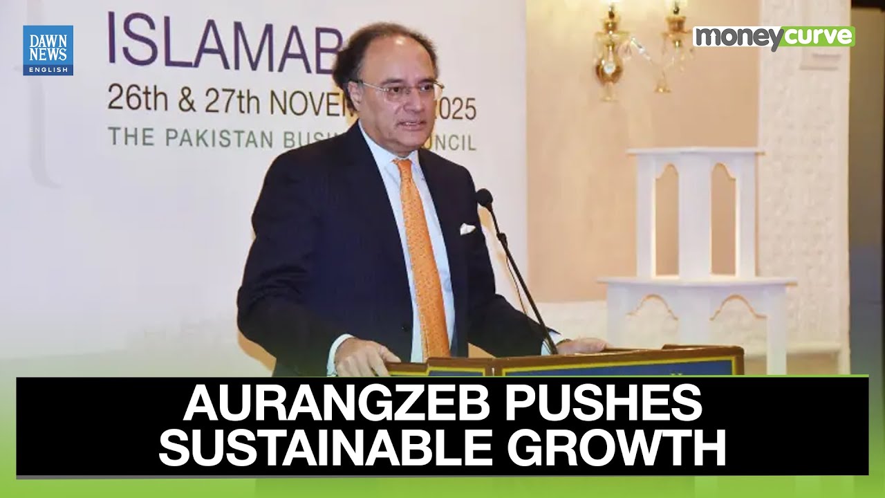 Finance Minister Aurangzeb Shifts Focus to Steady, Sustainable Economic Growth | Dawn News English