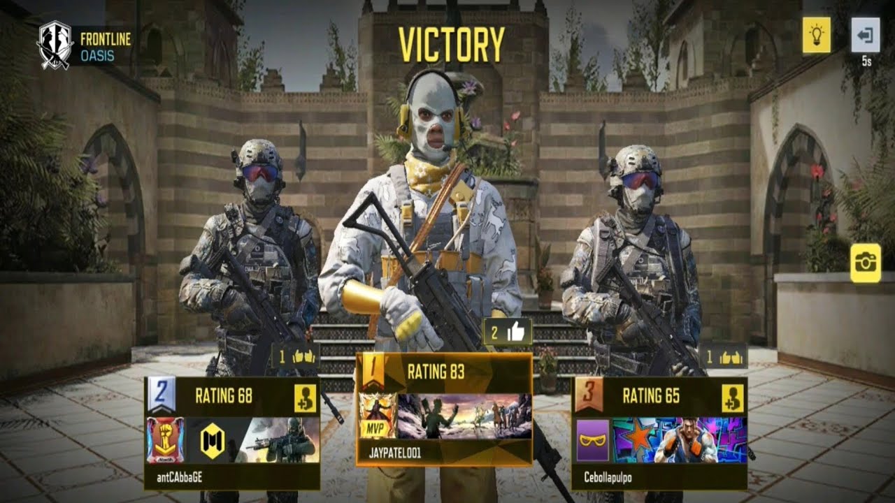 COD Mobile Ranked Match 🔥 Frontline Oasis | Krig 6 Gameplay