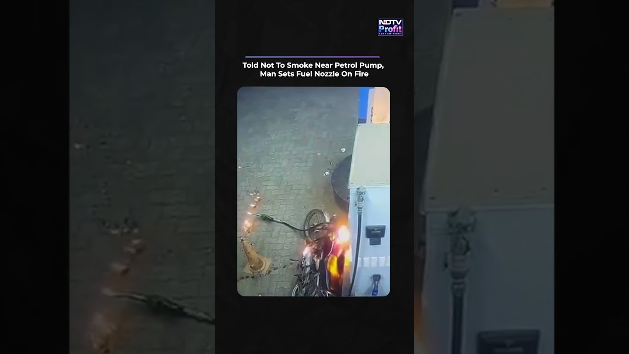 Told Not To Smoke Near Petrol Pump, Man Sets Fuel Nozzle On Fire
