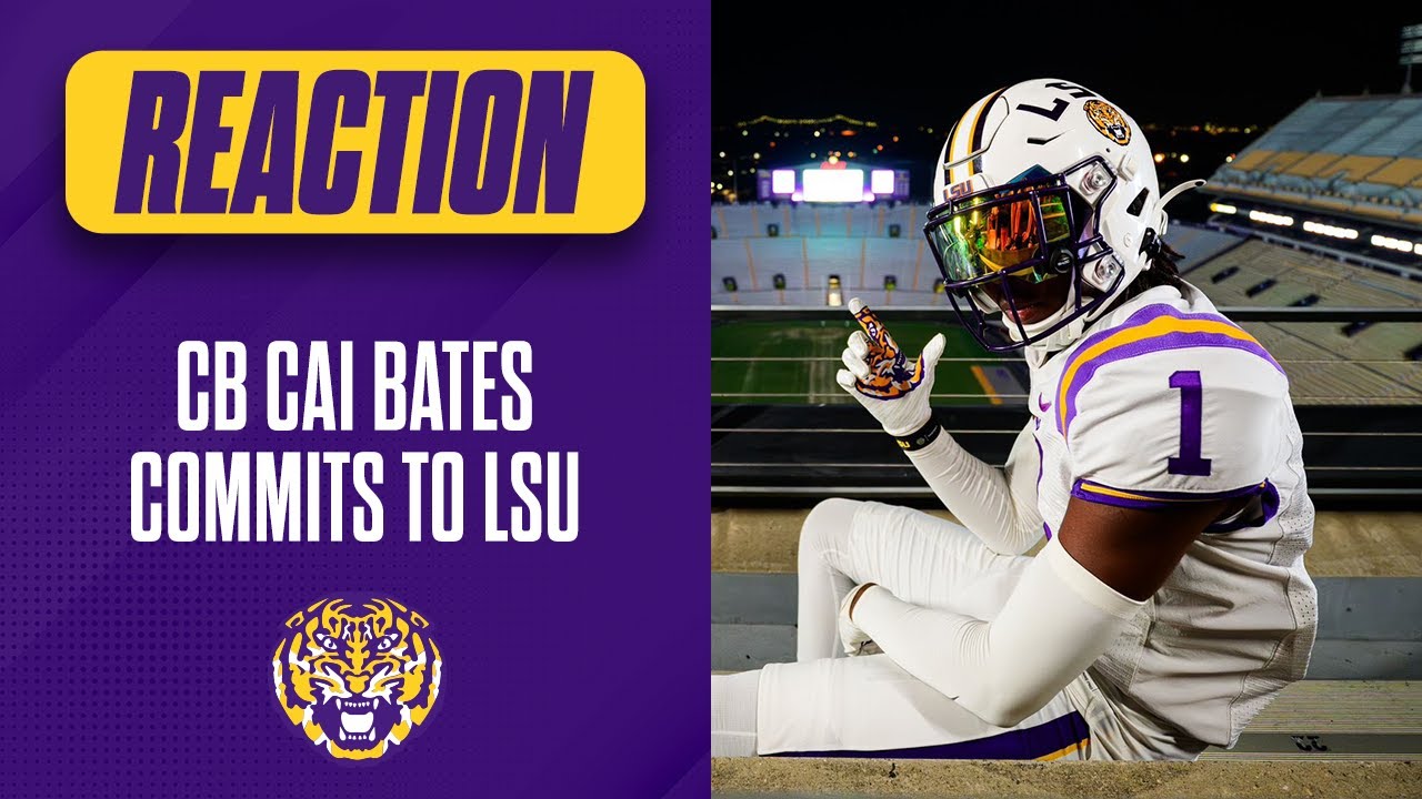 BREAKING: 4-star DB Cai Bates commits to LSU Football | Bayou Splash preview