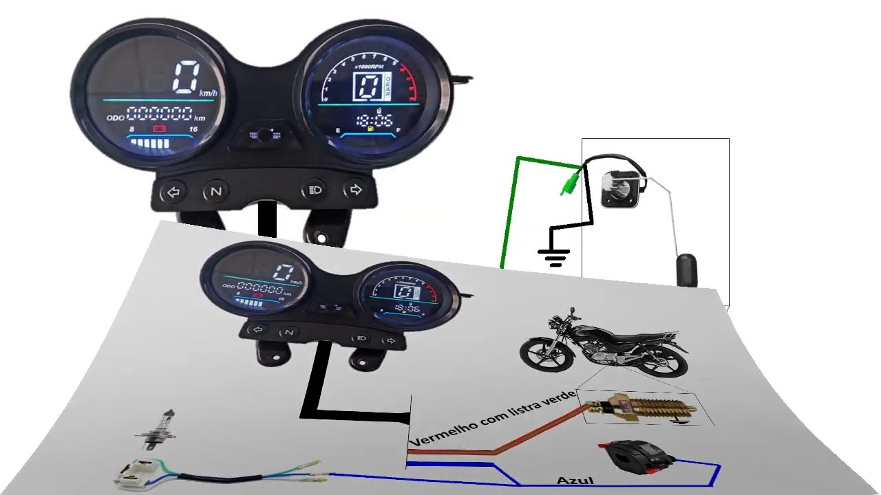 Painel digital YBR 125