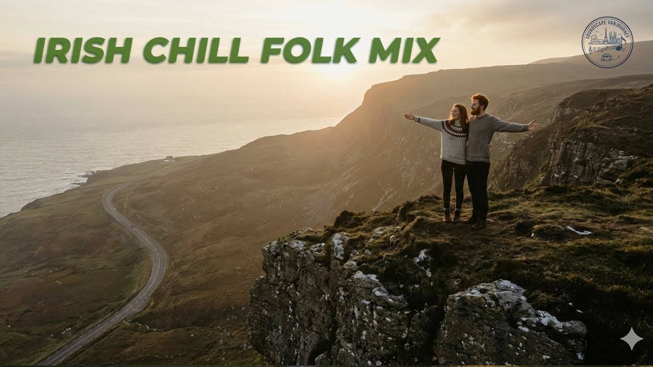 Ireland - Uplifting Chill Folk Mix | Warm irish Roadtrip Music