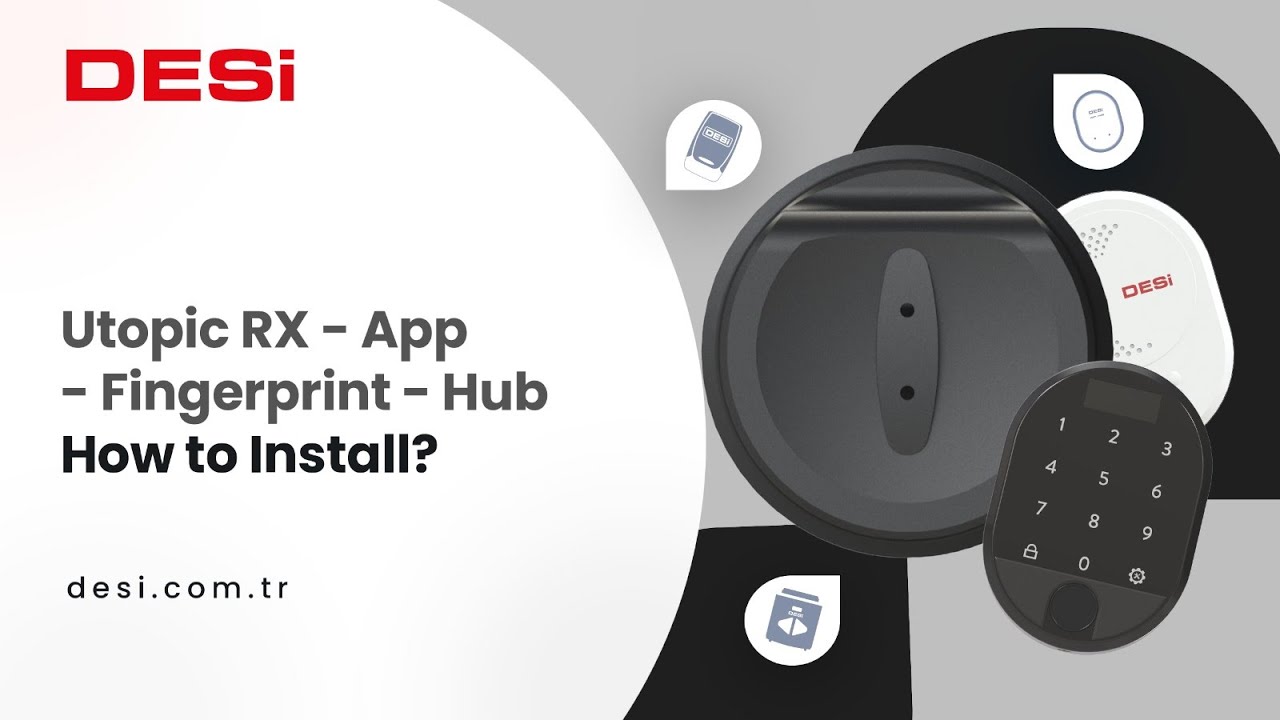 DESi Utopic RX Installation, Pairing, WiFi Hub and Fingerprint Reader (Please enable subtitles)