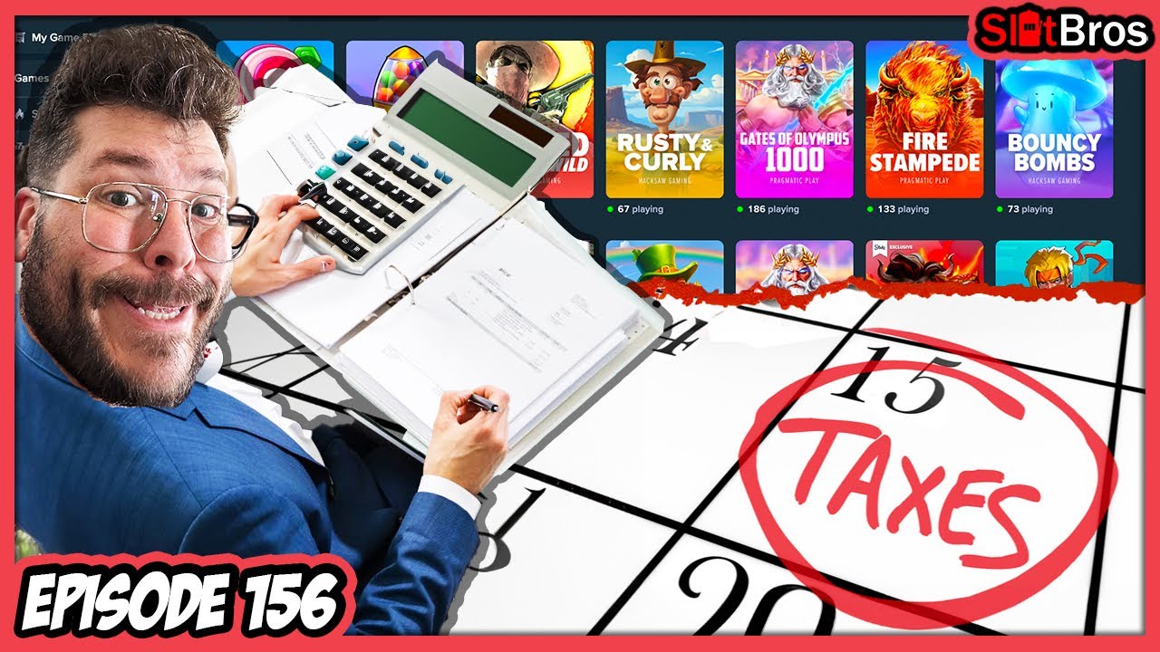 You Don't Have To Pay Taxes If You Lose It All at Stake.us Casino | Slot Bros ep. 156