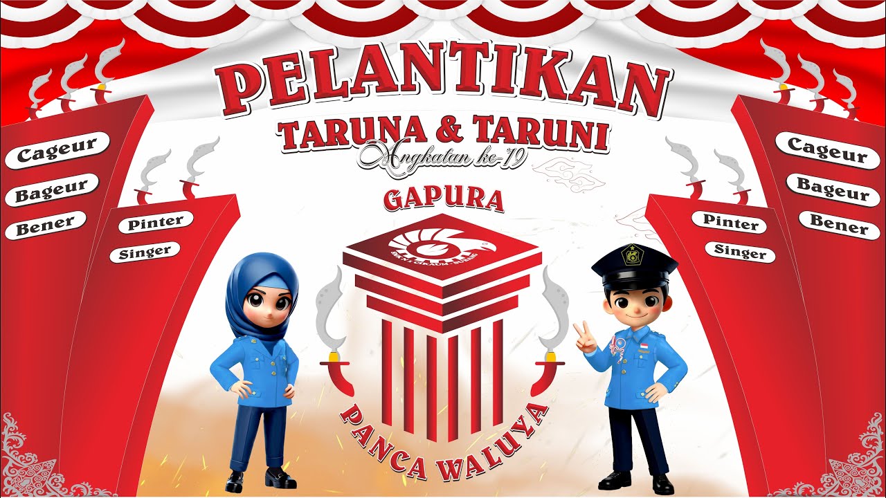 Pelantikan Taruna Taruni SMKN 1 Cikaum Tahun Diklat 2025-2026