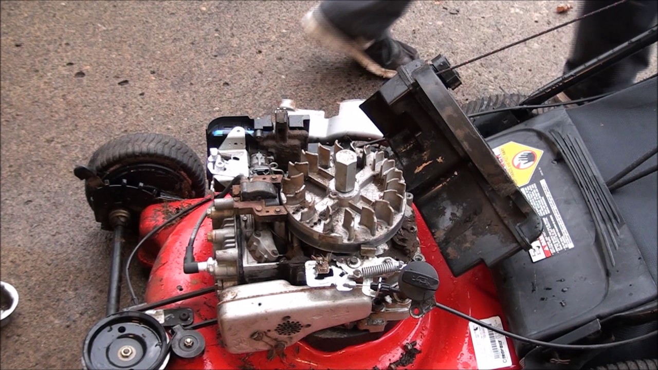 Lawnmower Hit Something Hard! Won't START or RUN. Sheared Flywheel Key Replaced, Bent Blade..