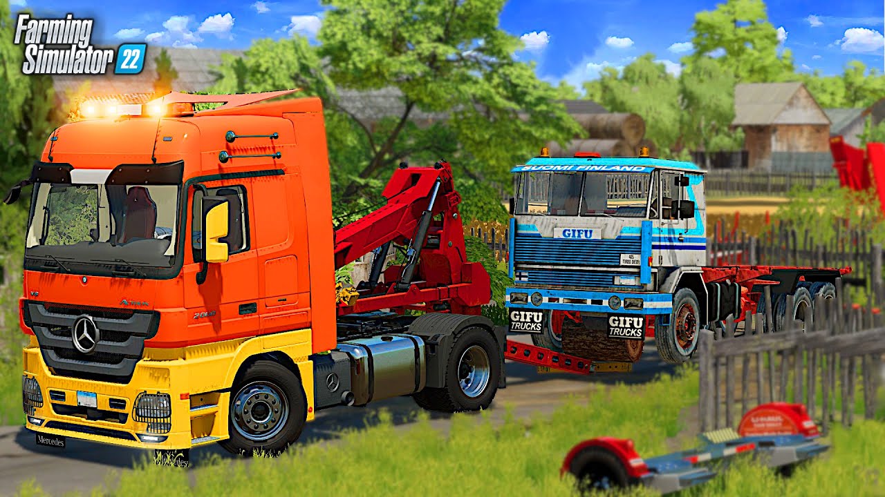 MERECEDESOM ŠLEPAM STARI KAMION !! StaraFarma Ep34
