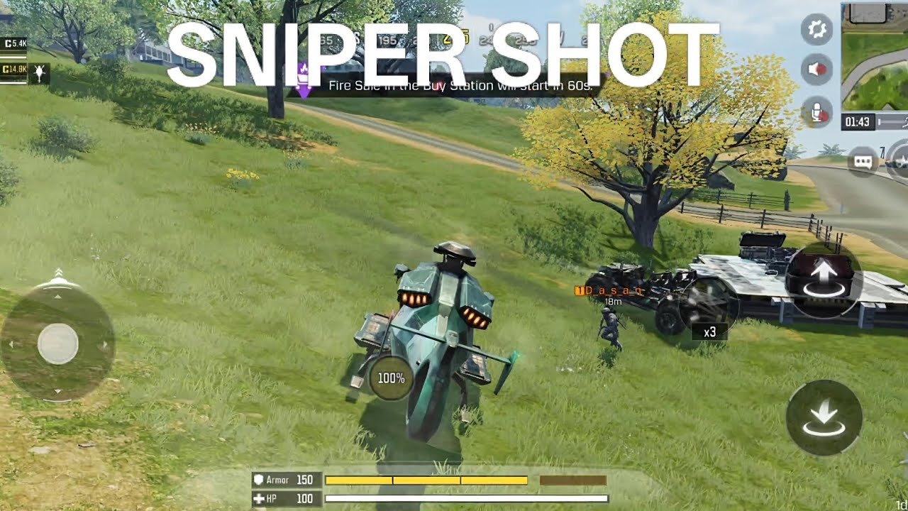 Call of duty Mobile | BLACKOUT | SQUAD OF 2 | Gameplay UHD | SNIPER SHOT | DLQ33 AK117 