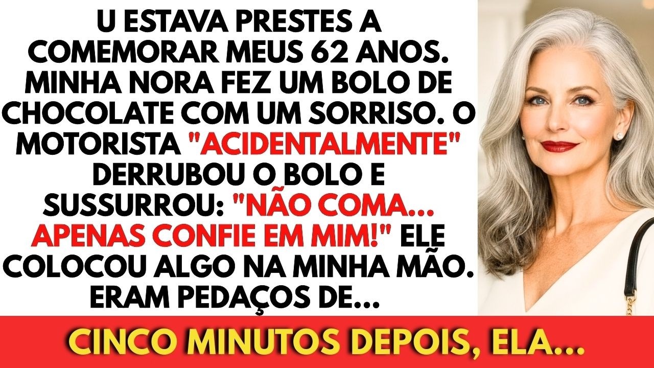 Minha Nora Fez Um Bolo Para Meu Aniversário. O Motorista Derrubou De Propósito. Isso Me Salvou...