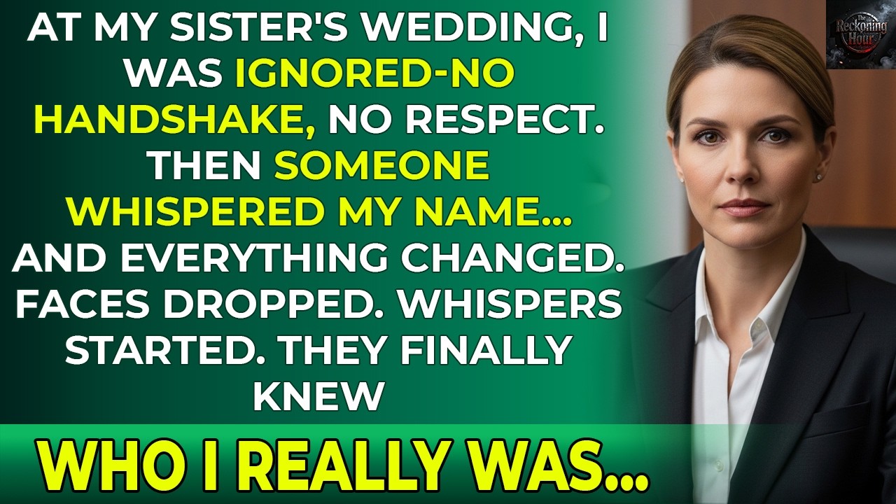 My Sister’s Father-In-Law Refused To Shake My Hand — Then Someone Whispered Who I Really Was…