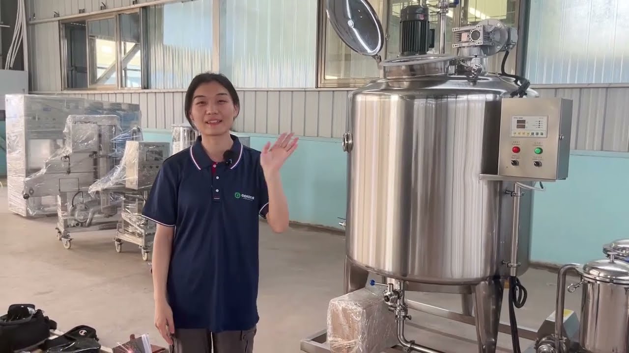 Small Dairy Factory Yogurt  and Milk Processing Line #gondormachinery  #yogurt #milkfermentation