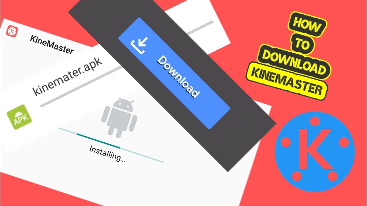HOW TO DOWNLOAD AND INSTALL KINEMASTER - PRO MOD APK WITHOUT  NO WATER MARK - HACKED VERSION MOBILE