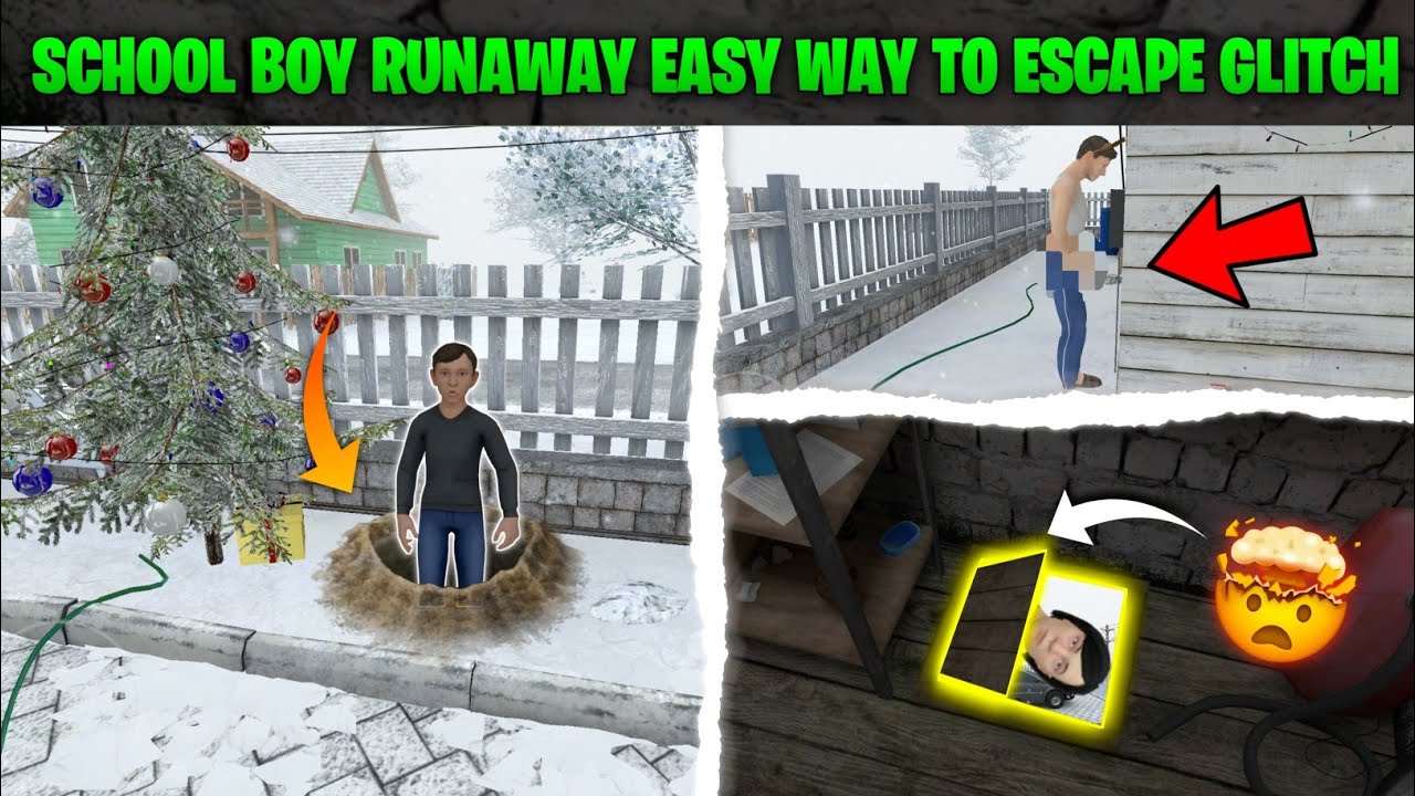 🔥Easy Way To Escape Top 5 Mysteries Tricks & Glitch In SCHOOLBOY RUNAWAY