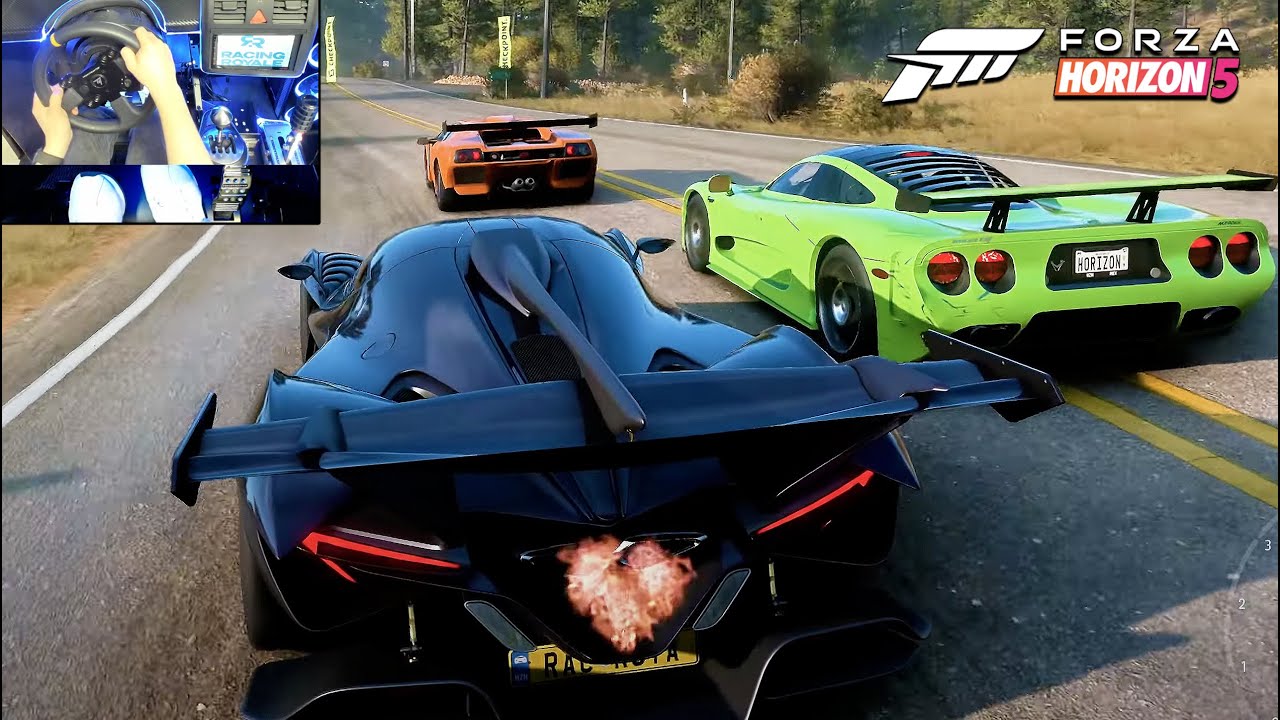Forza Horizon 5 Goliath Race | Thrustmaster TX Steering Wheel Gameplay