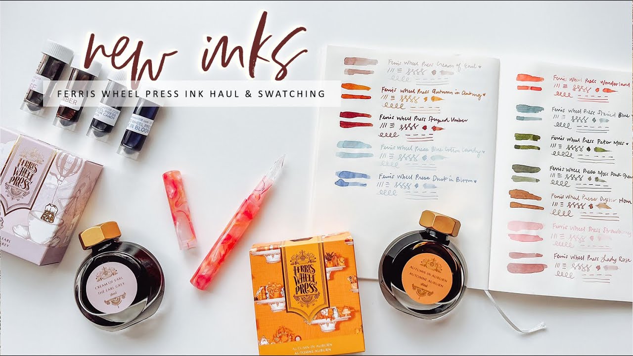 ОБРАЗЦЫ ИЗ КОЛЕСА ОБОЗРЕНИЯ PRESS INKS | @Vanness1938 Haul | Шармейн Дулак