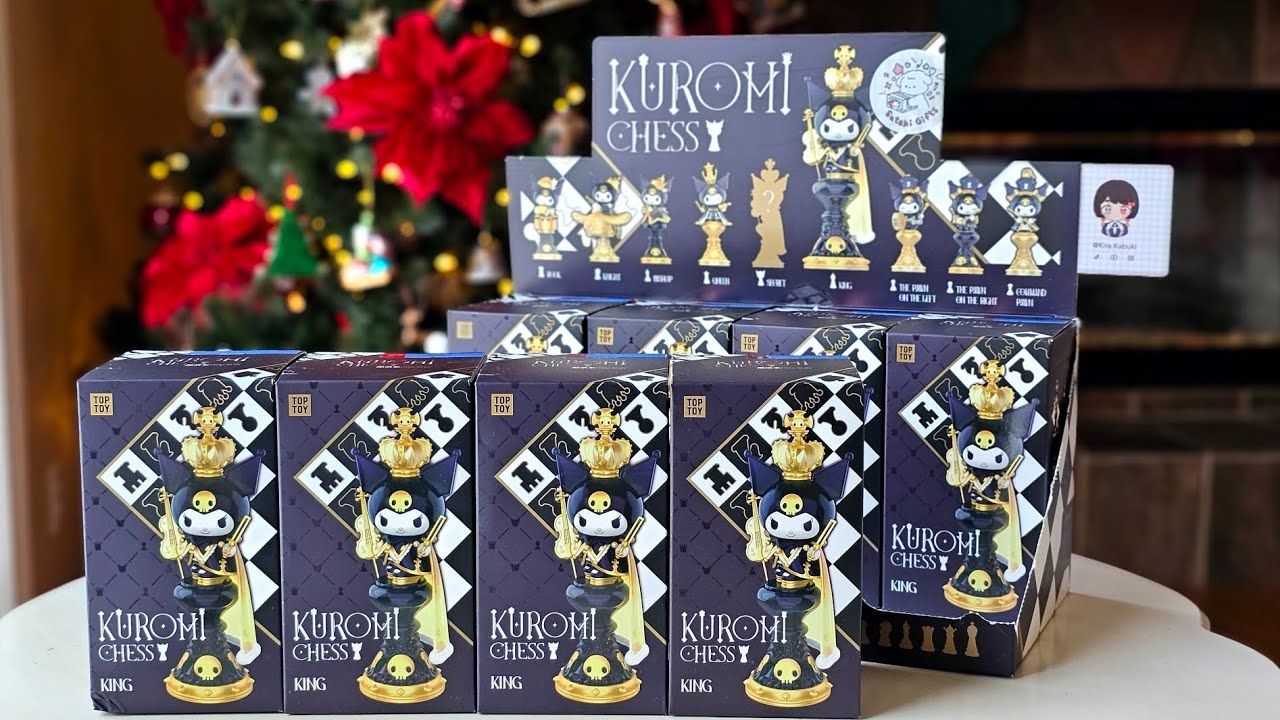 ♟️ Kuromi Chess, blind box case unboxing!