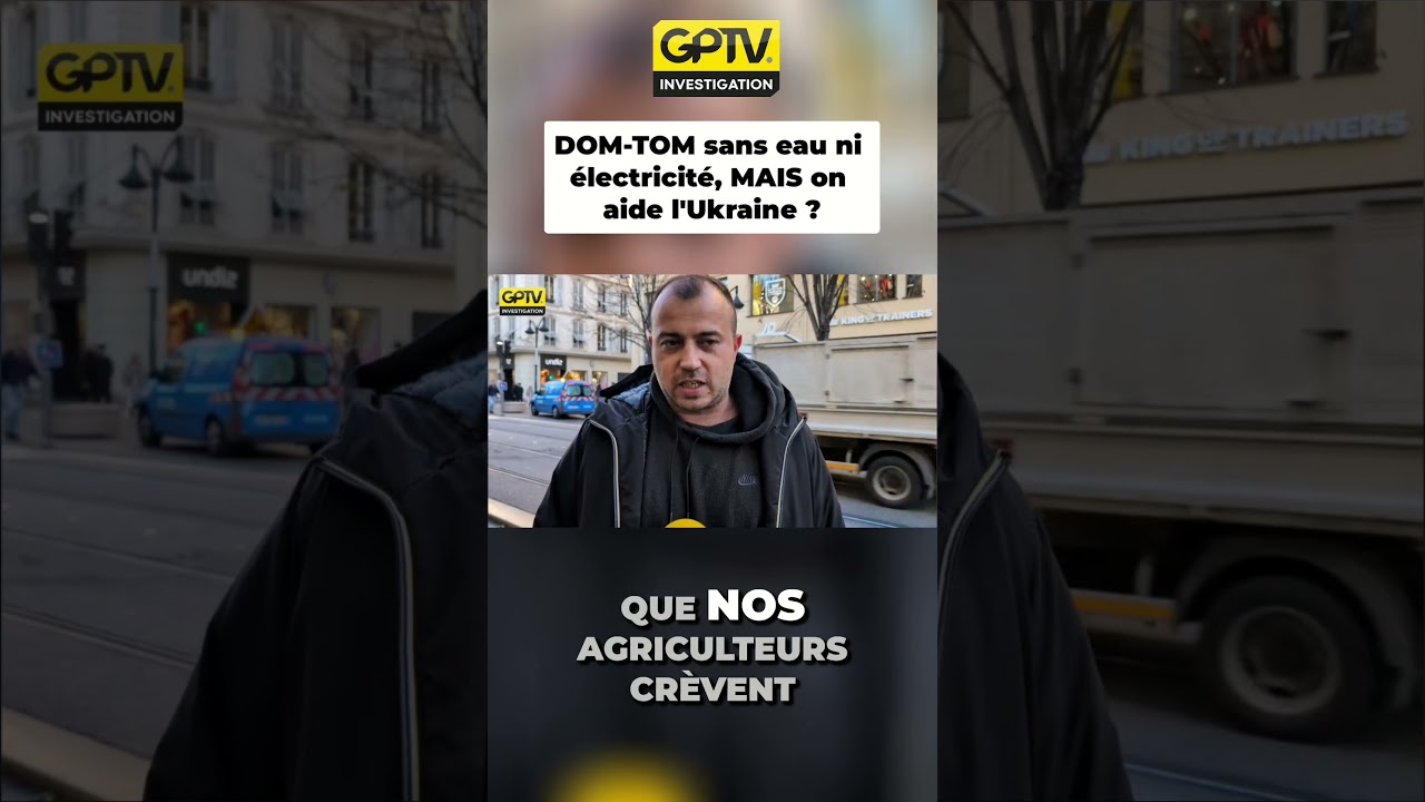 🤨 DOM-TOM sans eau ni &eacute;lectricit&eacute;, MAIS on aide l'Ukraine ?