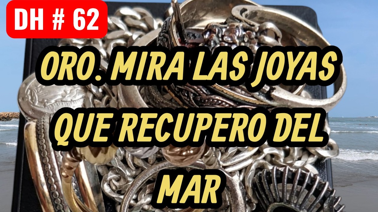 ORO y mucha PLATA rescatada DEL MAR.
