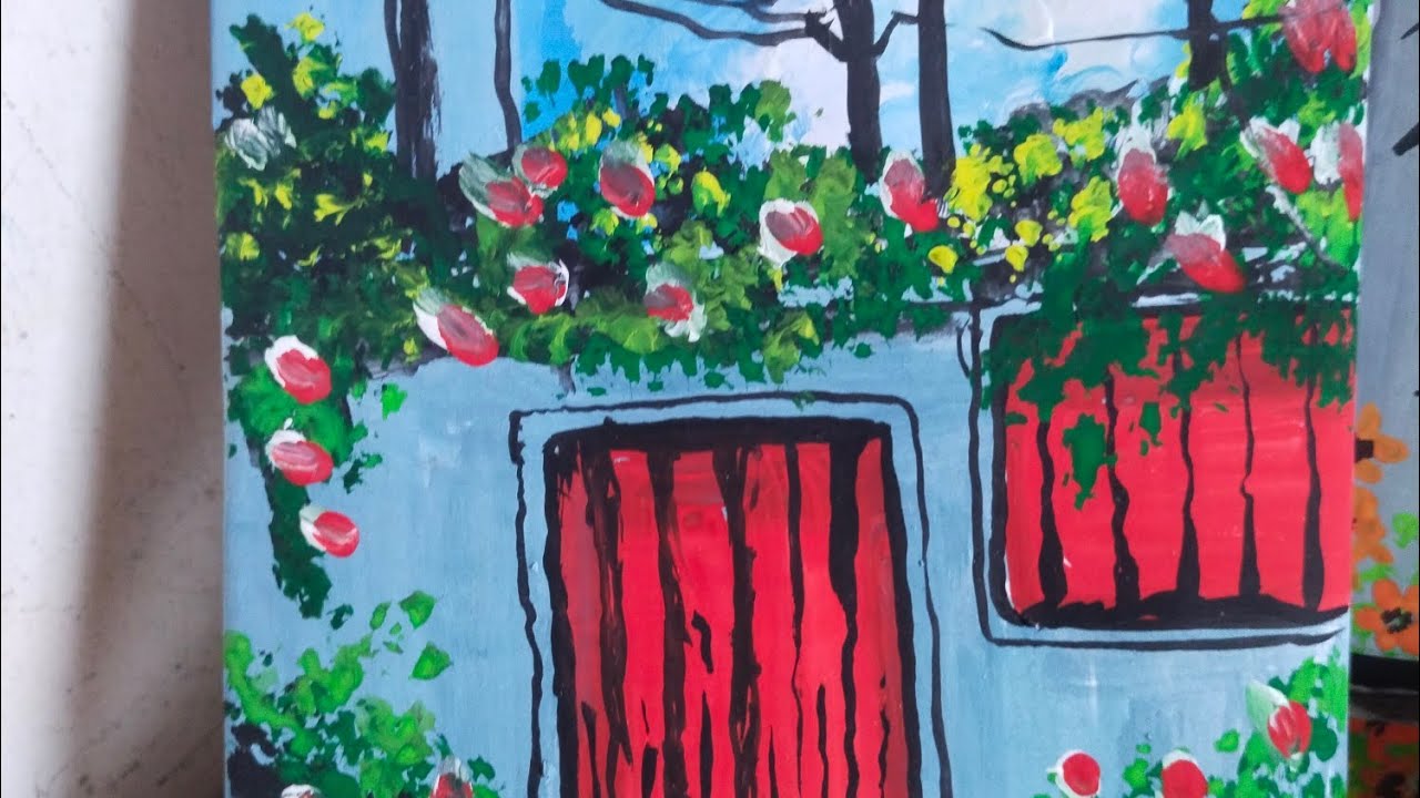 塔西 卡通Tasi cartoon  is live! beautiful scenery painting #painting
