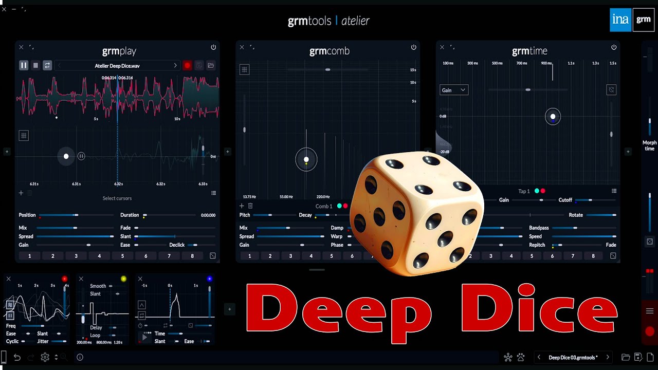 Deep Dice 🎲 | GRM Tools Atelier Generative Patch (Mind-Bending Sound Design)