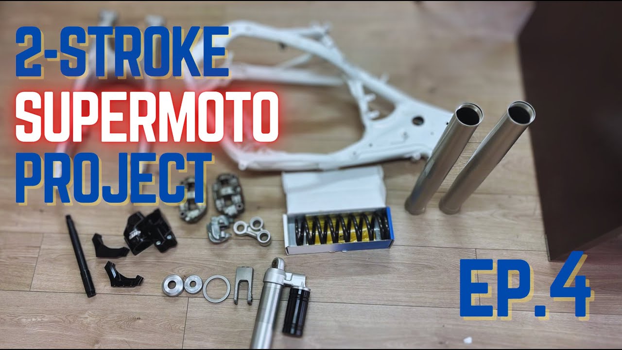 2Stroke Supermoto build : HSQ TE 250 - Ep.4