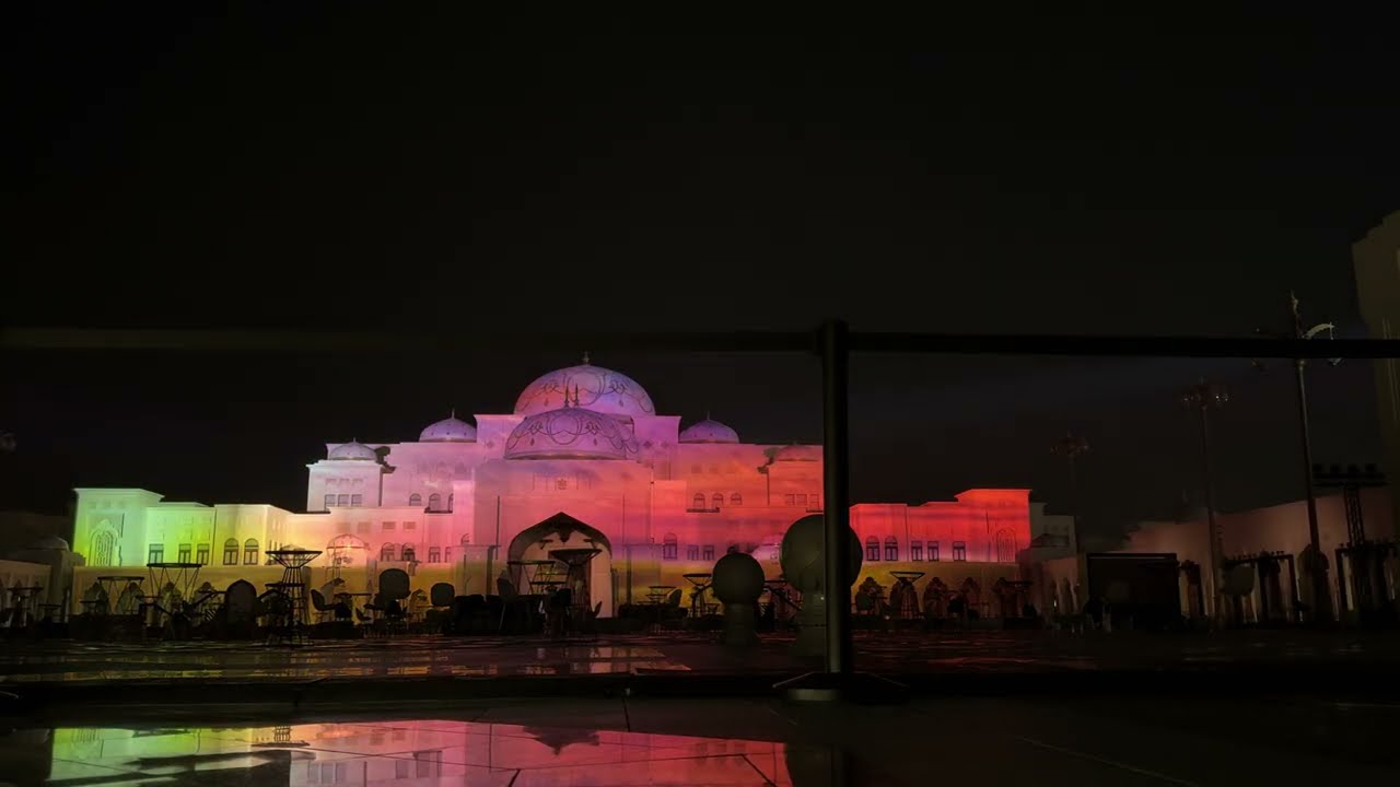 Qasr Al Watan’s Palace in Motion — where lights, stories, and dreams illuminate the night