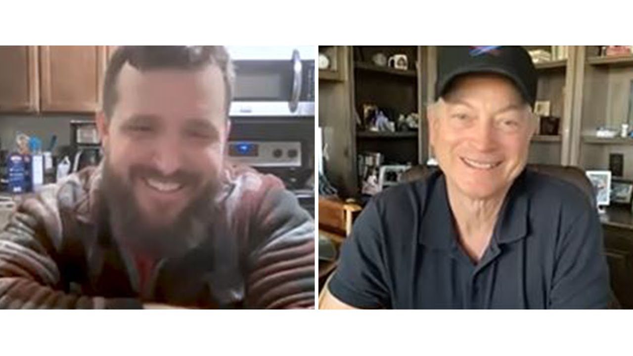 Wounded U.S. Navy PO1 Joshua Geddis Gets a Special Surprise from Gary Sinise