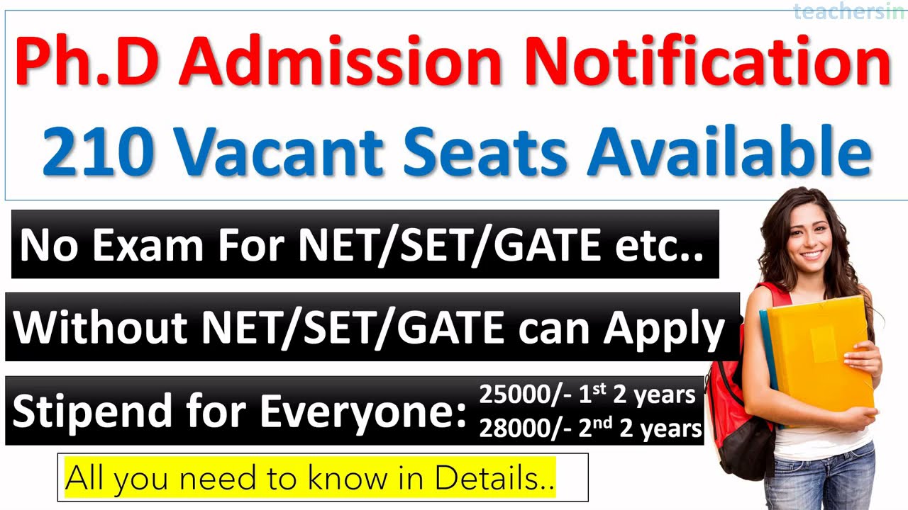 PhD Admission Notification at Symbiosis International (Deemed University)