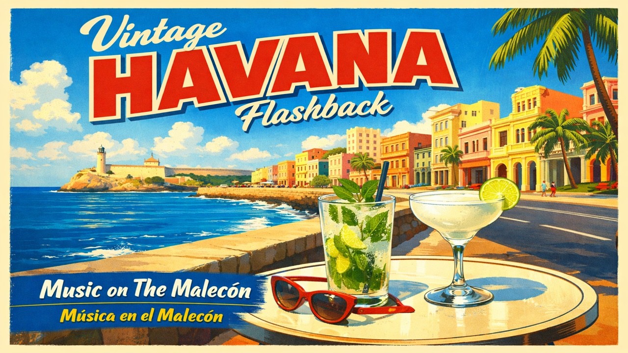 Time Travel to 1955 Havana on The Malecon | Música en el Malecón🎶