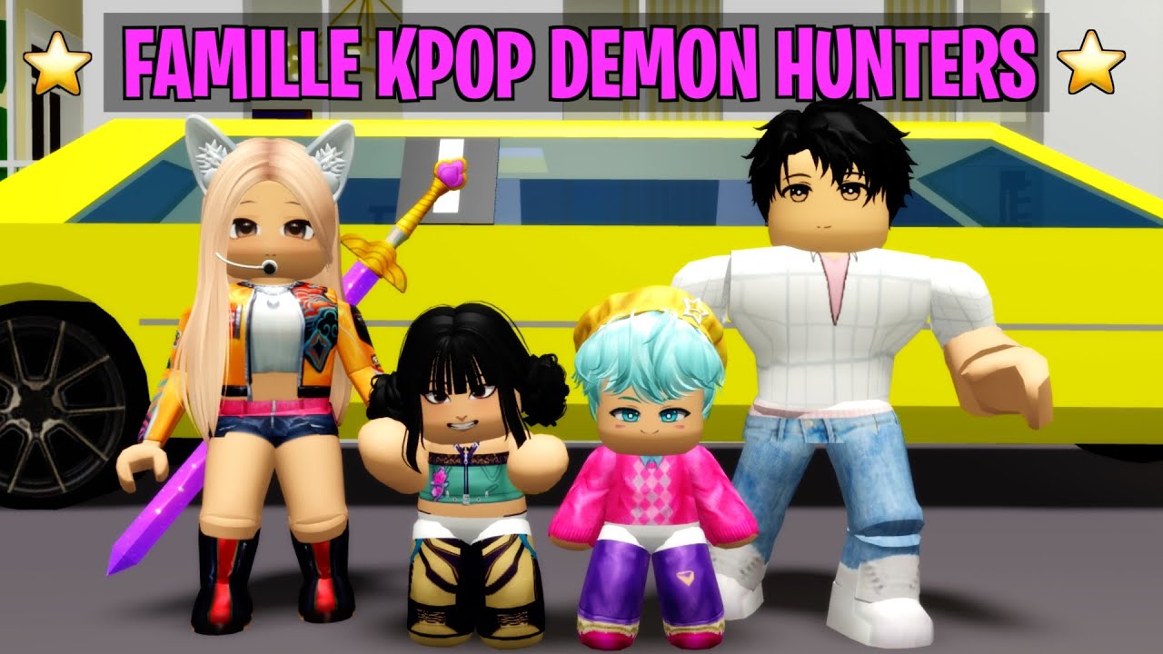 On Crée notre FAMILLE KPOP DEMON HUNTERS sur BROOKHAVEN RP Roblox…