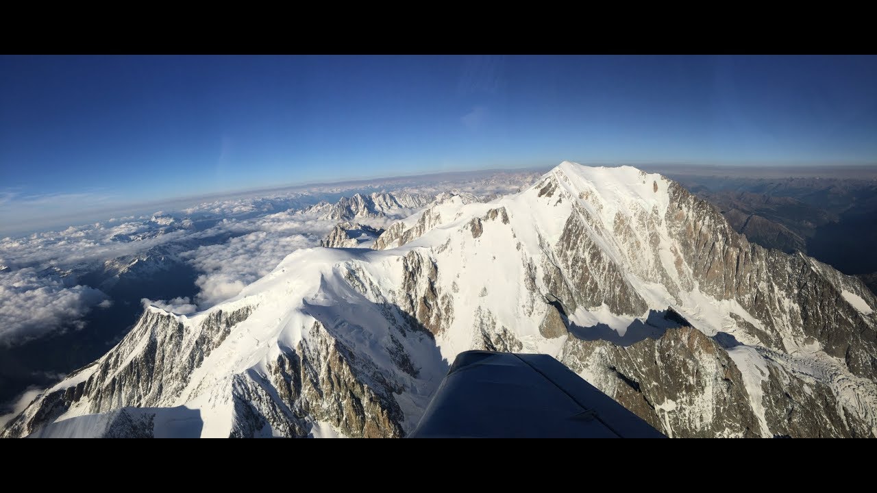 LSGY - Joli vol jusqu'au sommet du Mont Blanc