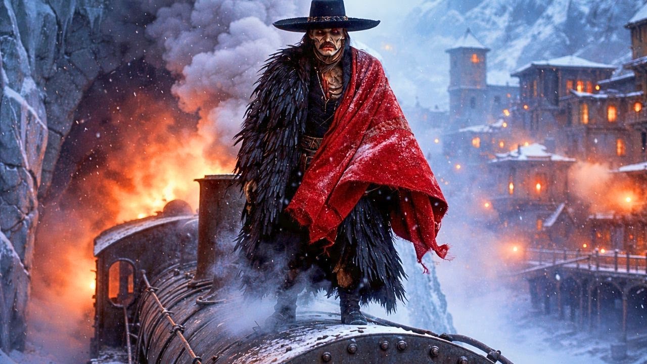 Dark Country Cinematic Gothic Western |  Frozen Rails of Gold (Official Music Video)