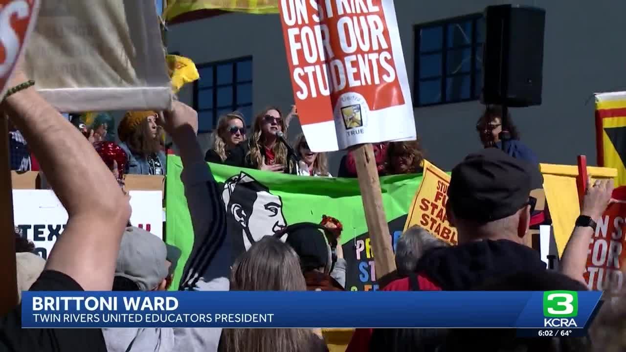 Twin Rivers teachers go on historic strike in Sacramento County, schools to stay open