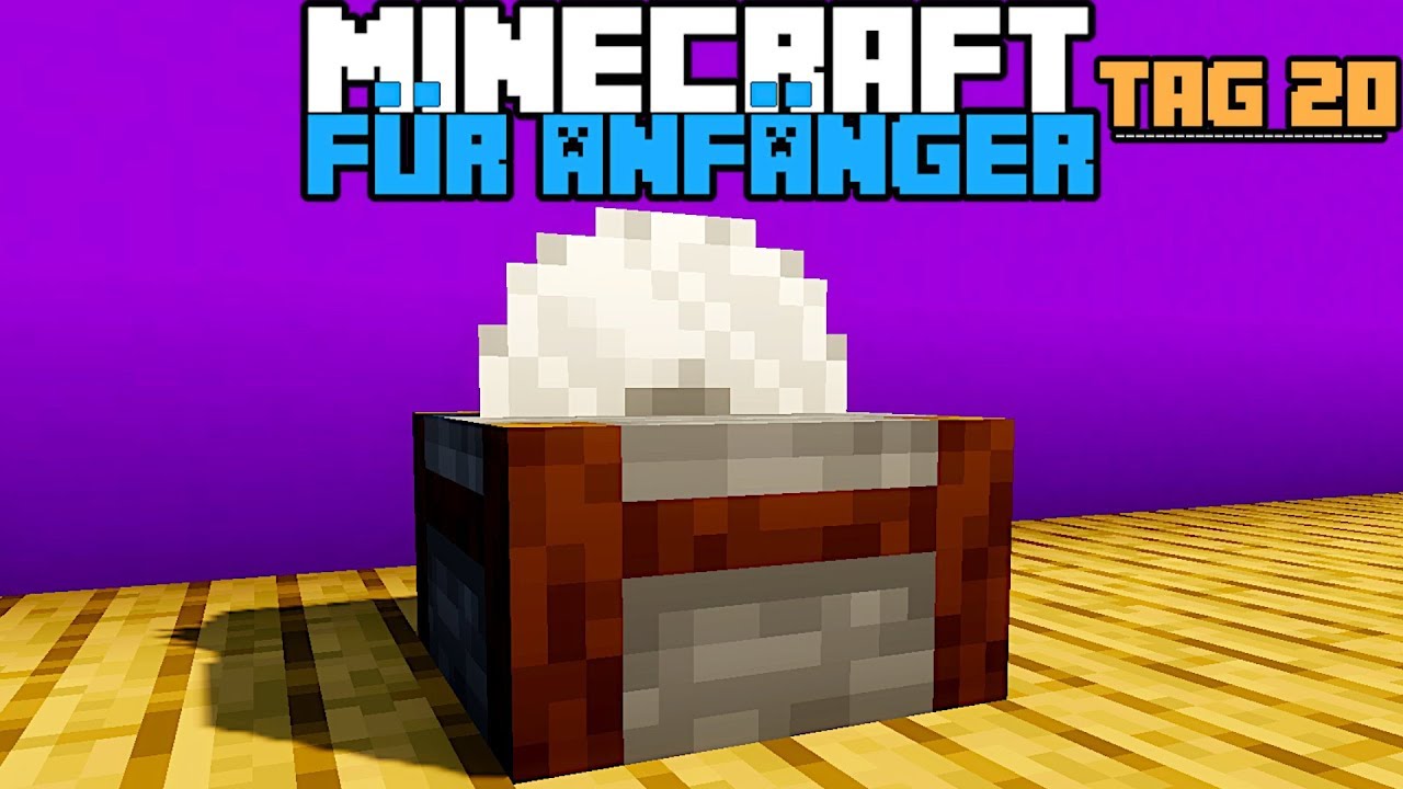 Wie funktioniert die Steins&auml;ge in Minecraft 1.14 | Minecraft f&uuml;r Anf&auml;nger Tag 20