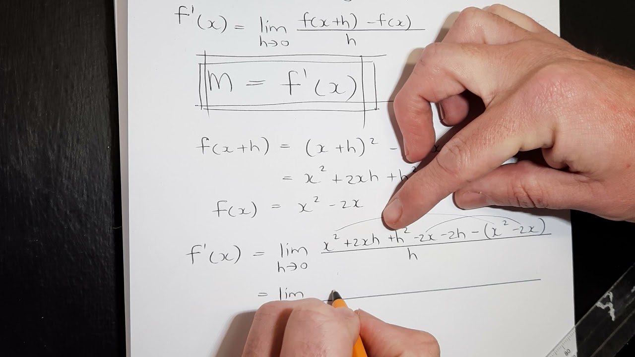 W12 Afgeleides vanuit eerste beginsels