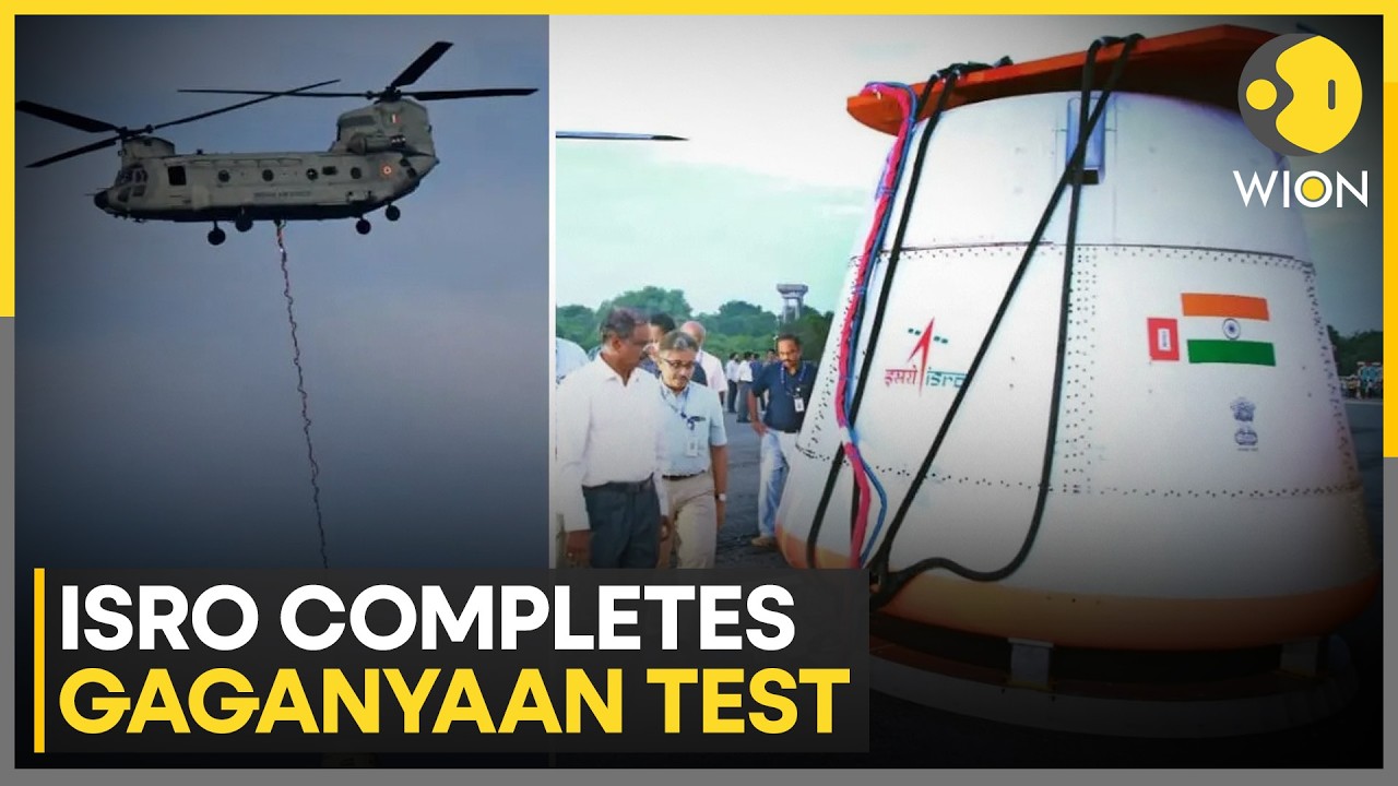 Gaganyaan Mission Set For 2027 Launch; Second Integrated Air Drop Test og Ganganyaan Completed |WION
