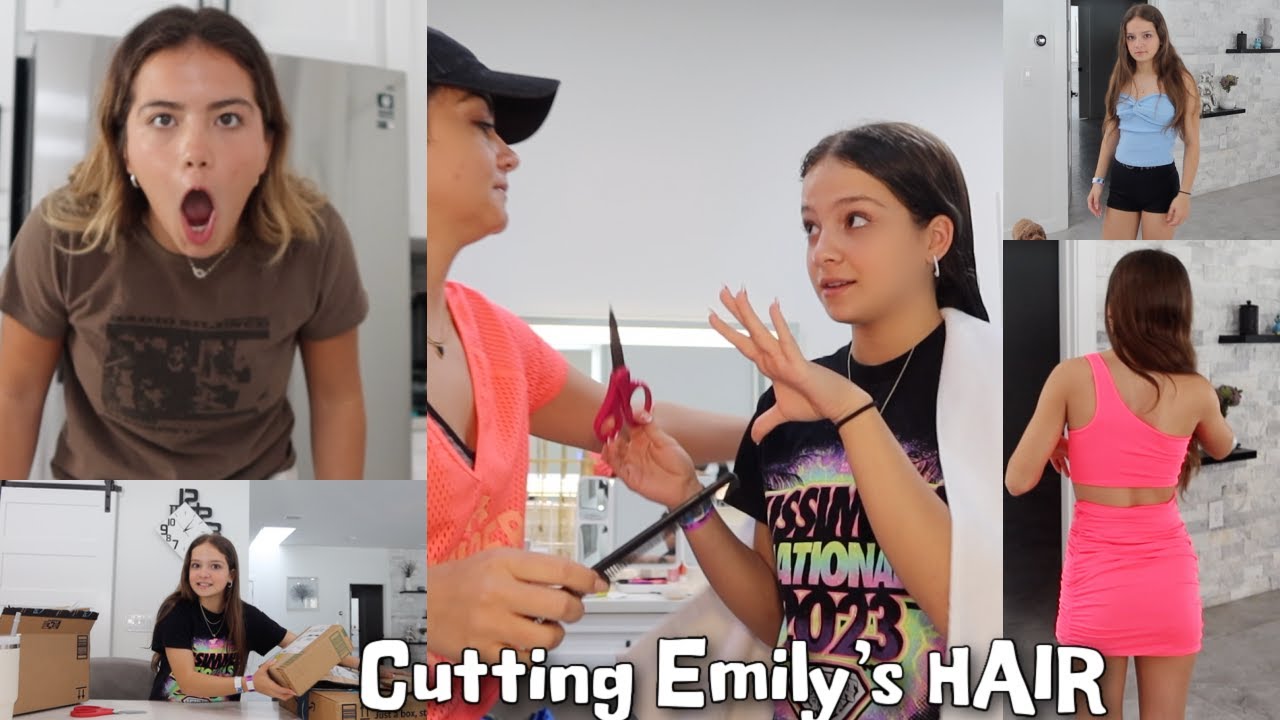Cutting Emily's Hair / Try On Haul  | VLOG#1561