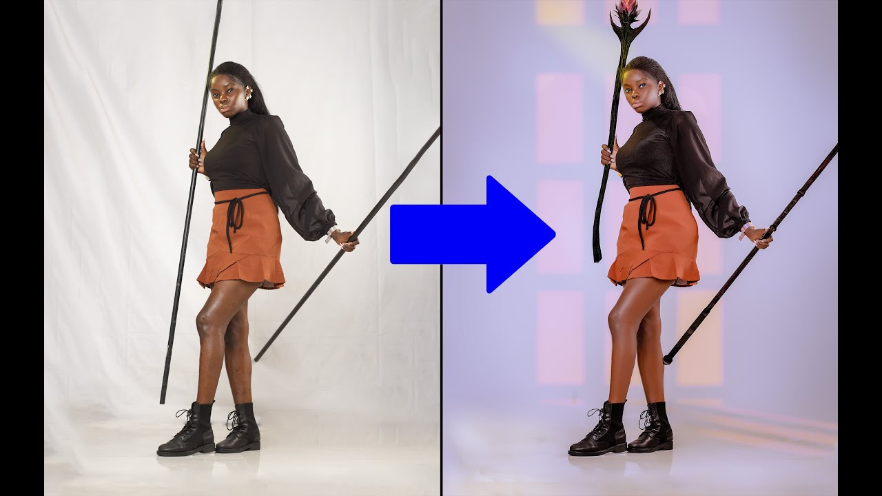 How to change what someone is holding in their hands in Photoshop