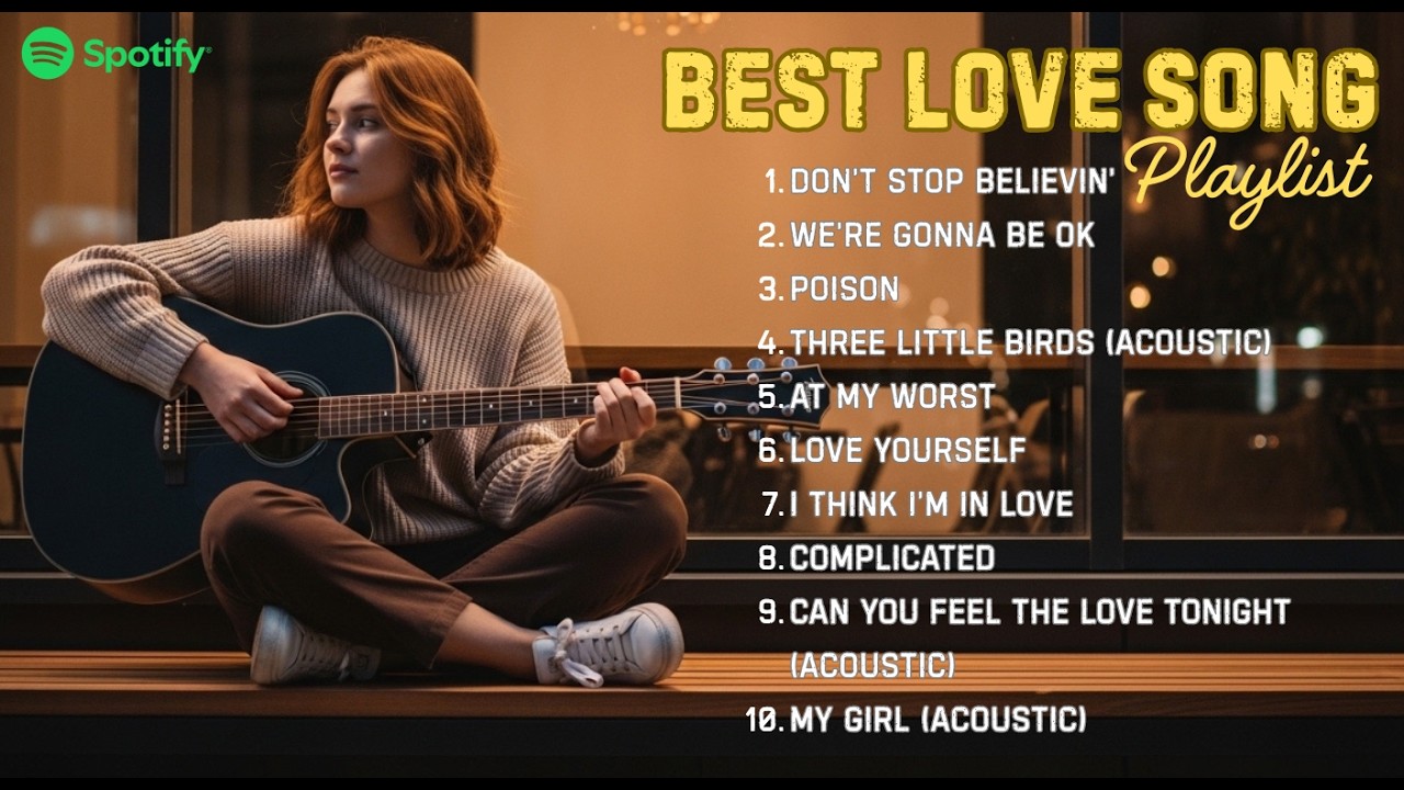 Top Spotify Hits 2026 🤍Best Acoustic Love Song Covers - At My Worst, Don’t Stop Believin’, Poison