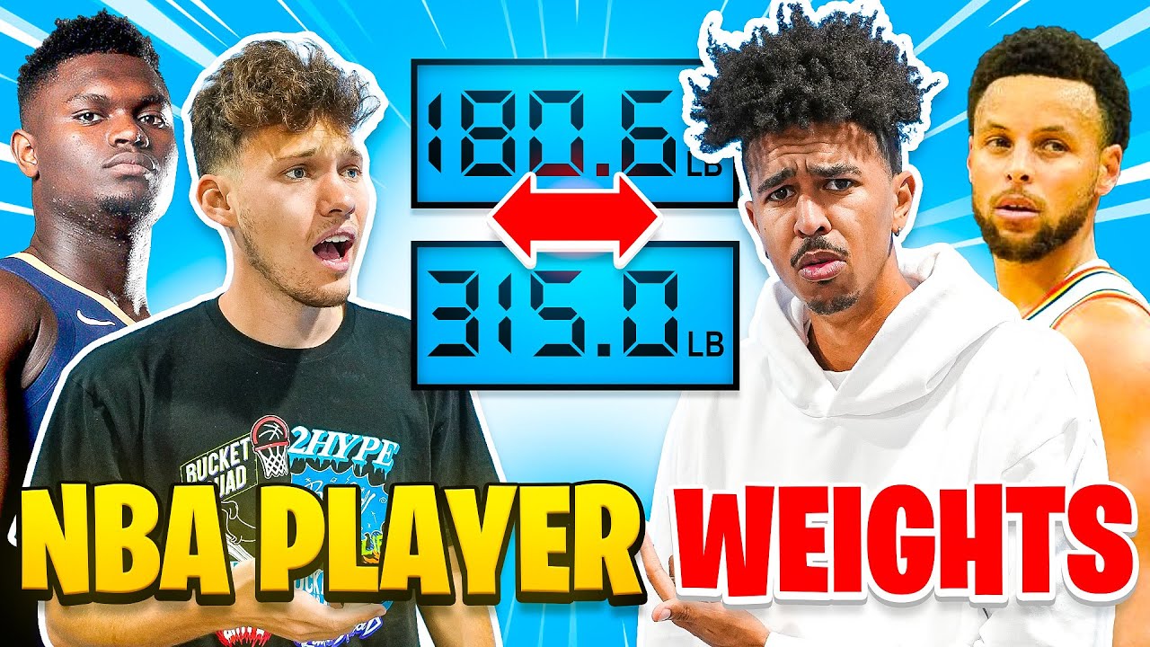 Can You Guess That NBA Player's Weight?